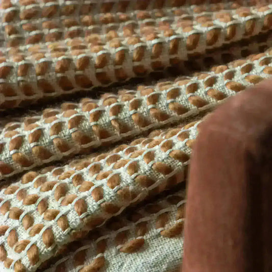 Woven Rust Toned Throw - The Farthing