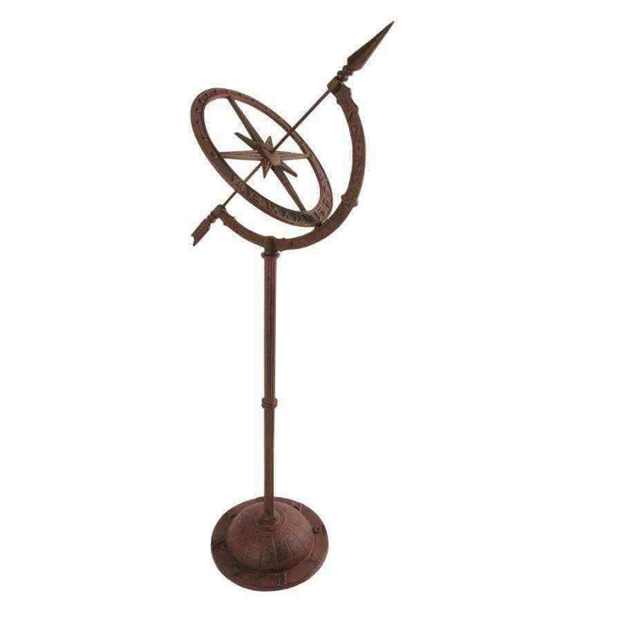 Cast Iron Sundial On Stand - The Farthing