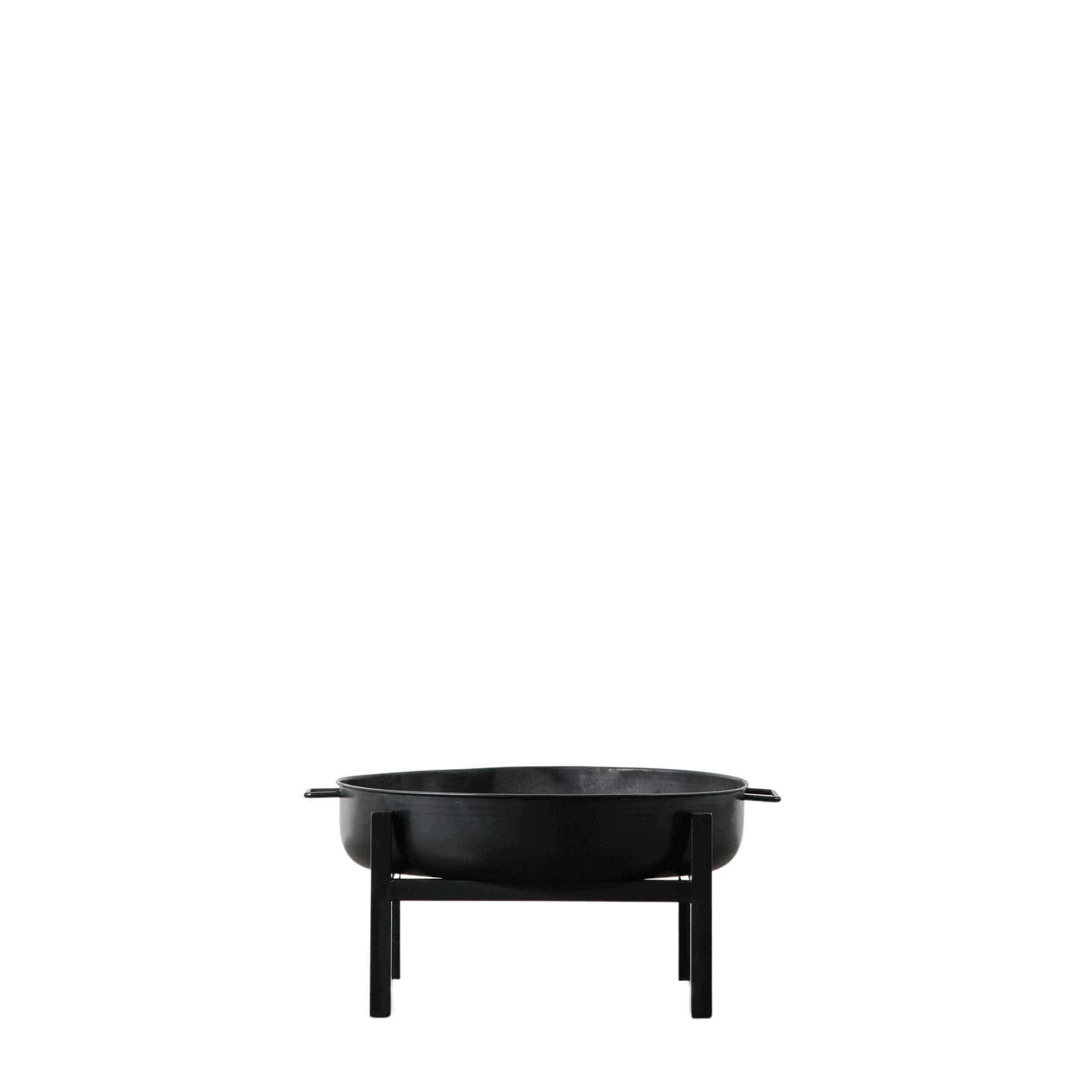 Contemporary Style Round Iron Fire Pit - The Farthing