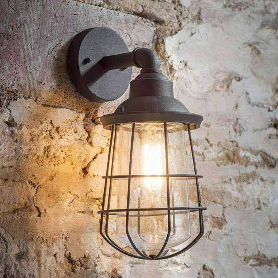Finsbury Wall Light - Grey - The Farthing