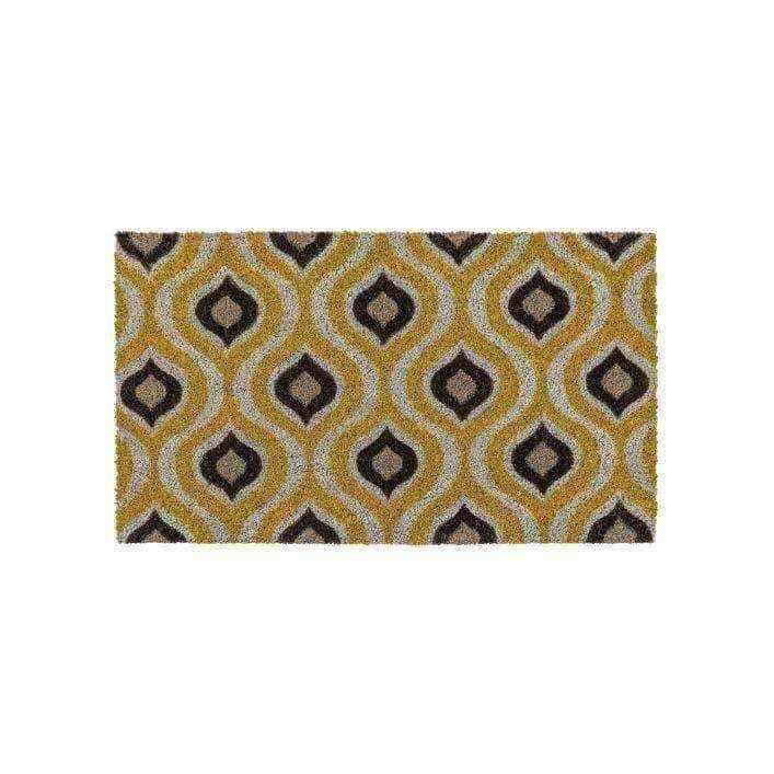 Ikat Styled Coir Doormat - The Farthing