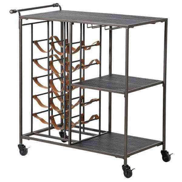 Industrial Style Drinks Trolley - The Farthing