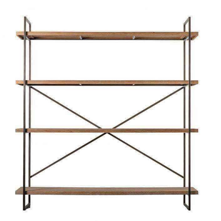 Large Industrial Loft Style Shelf Display Unit - The Farthing