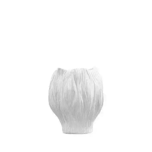 Organic Shape White Flora Vase - The Farthing