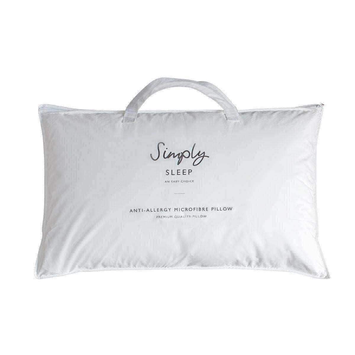 Perfect Sleep - 2 Pack Anti Allergy Microfibre Pillow Set - The Farthing