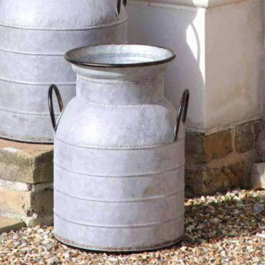Rustic Metal Milk Churn Planter - The Farthing