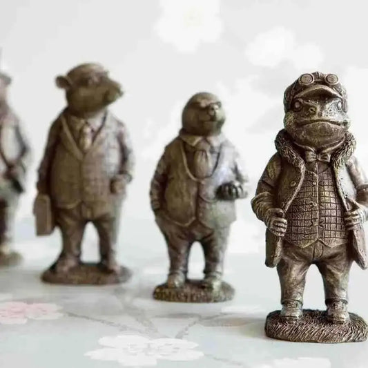 Set of Four Vintage Inspired Character Ornaments - The Farthing