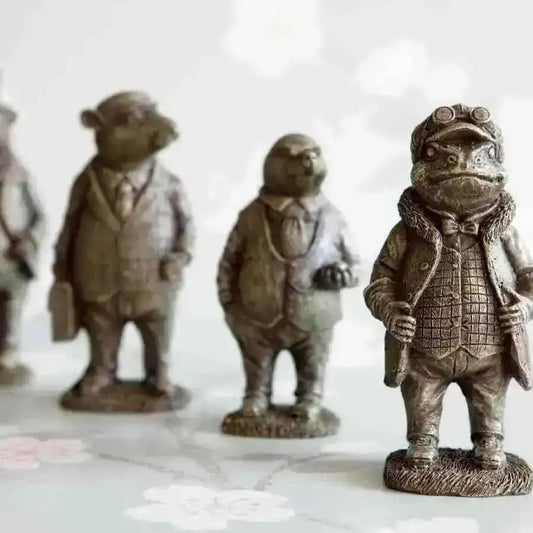 Set of Four Vintage Inspired Character Ornaments - The Farthing