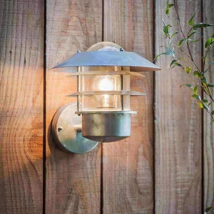 Slatted Strand Light with Hot Dipped Galvanised Finish - The Farthing