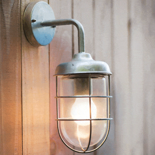 St Ives Rustic Galvanised Harbour Light - The Farthing