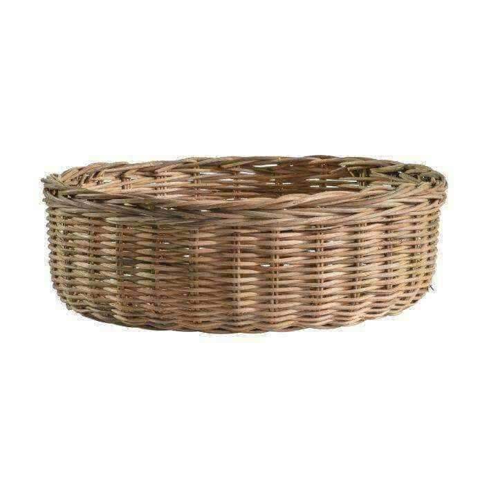 Traditional Rattan Display Basket / Bowl - The Farthing