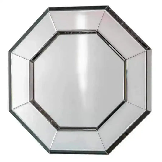 Venetian Glass Octagon Wall Mirror - The Farthing