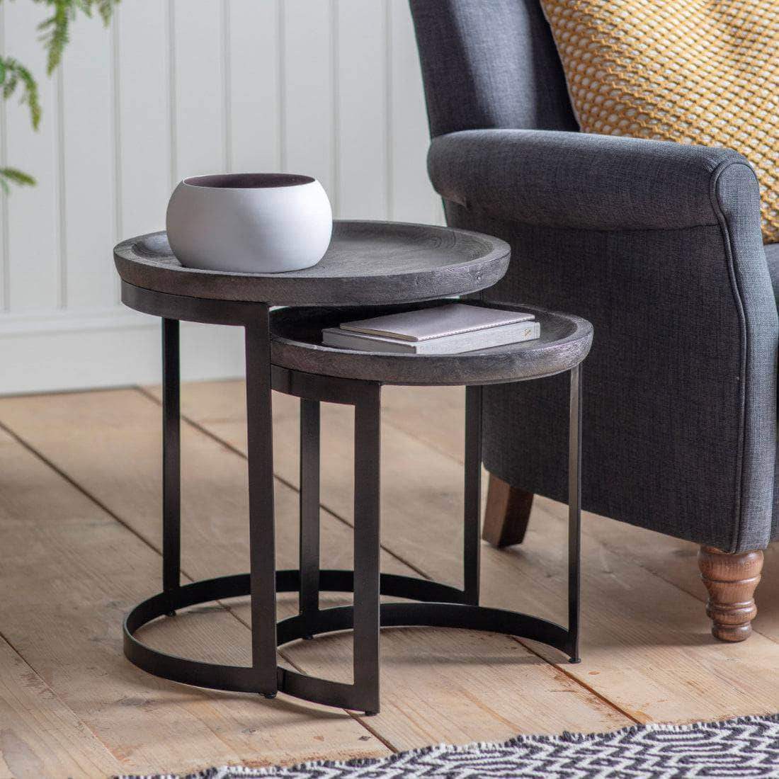 Side tables at the Farthing Blog Post