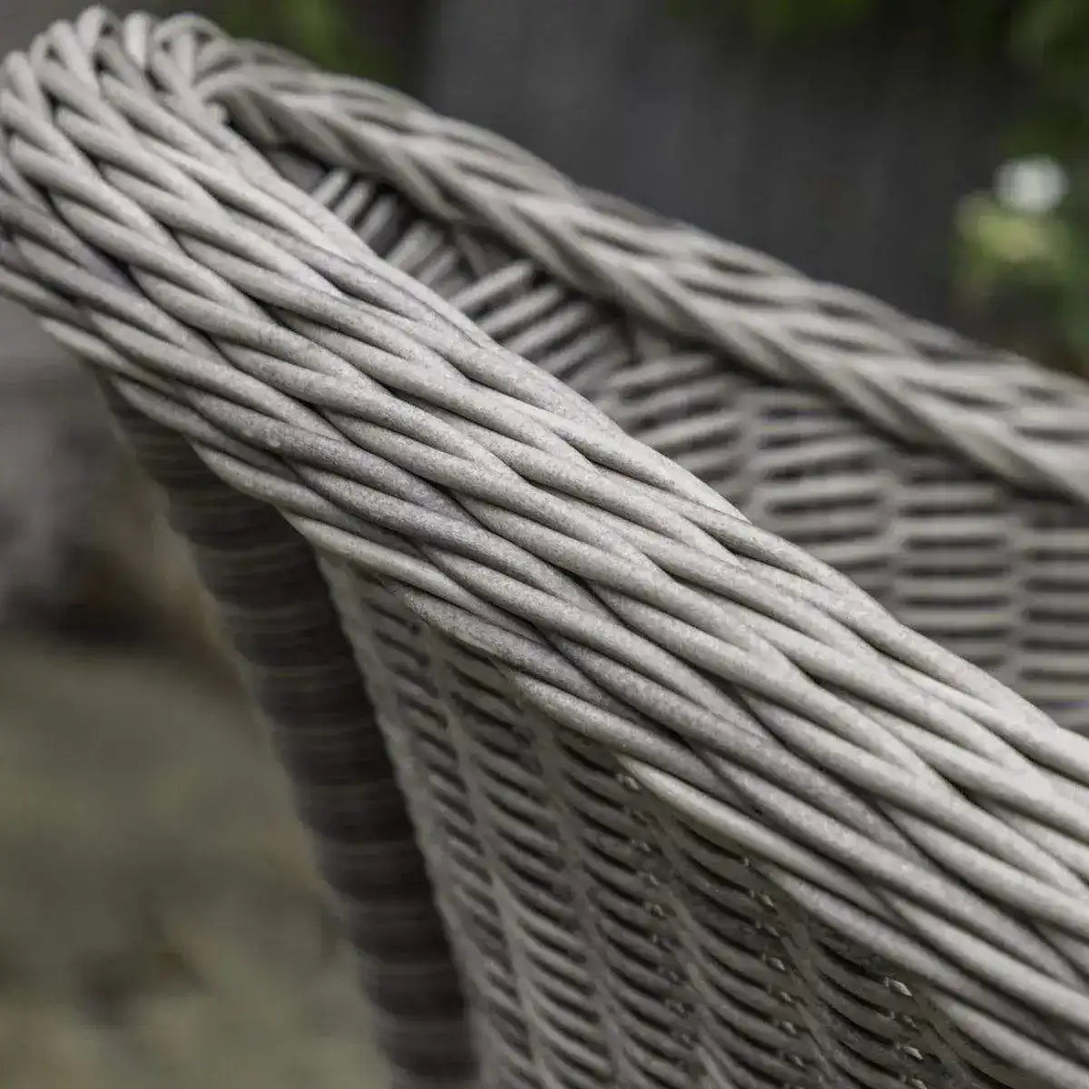 2 Seater PE Rattan Outdoor Bistro Set with Chairs & Round Table - The Farthing