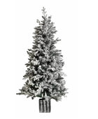 6ft Artificial Green Snow Dusted Festive Tree