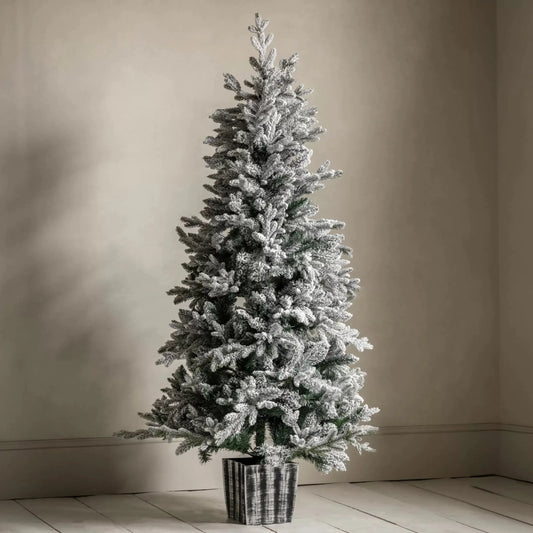 6ft Artificial Green Snow Dusted Festive Tree 1