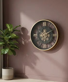 AgedGoldRoundCogsWallClock4