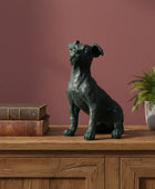 Aged Patina Terrier Ornament