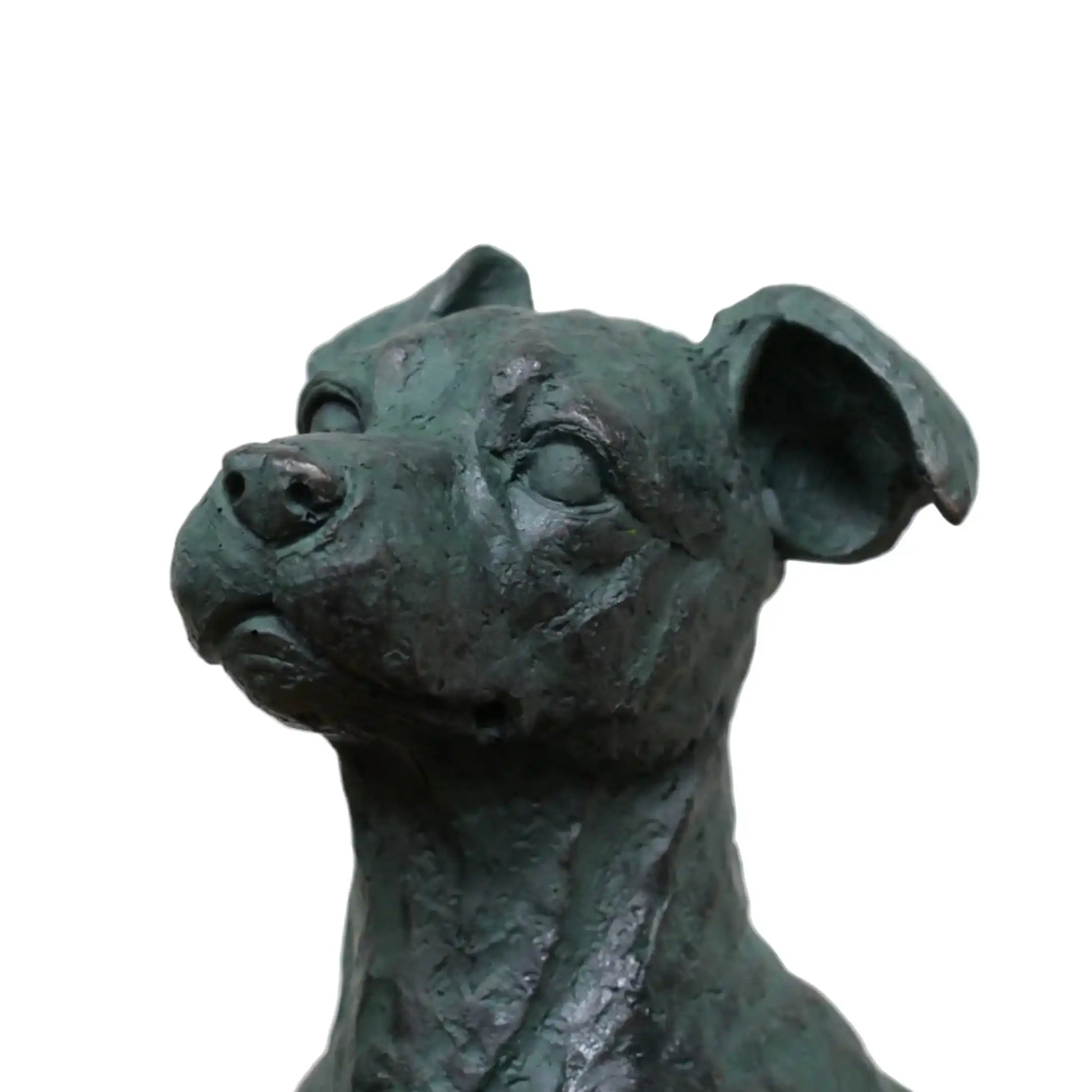 Aged Patina Terrier Ornament 1