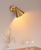 Antique Brass Task Wall Light