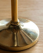 Antique Gold Bow Candle Holder