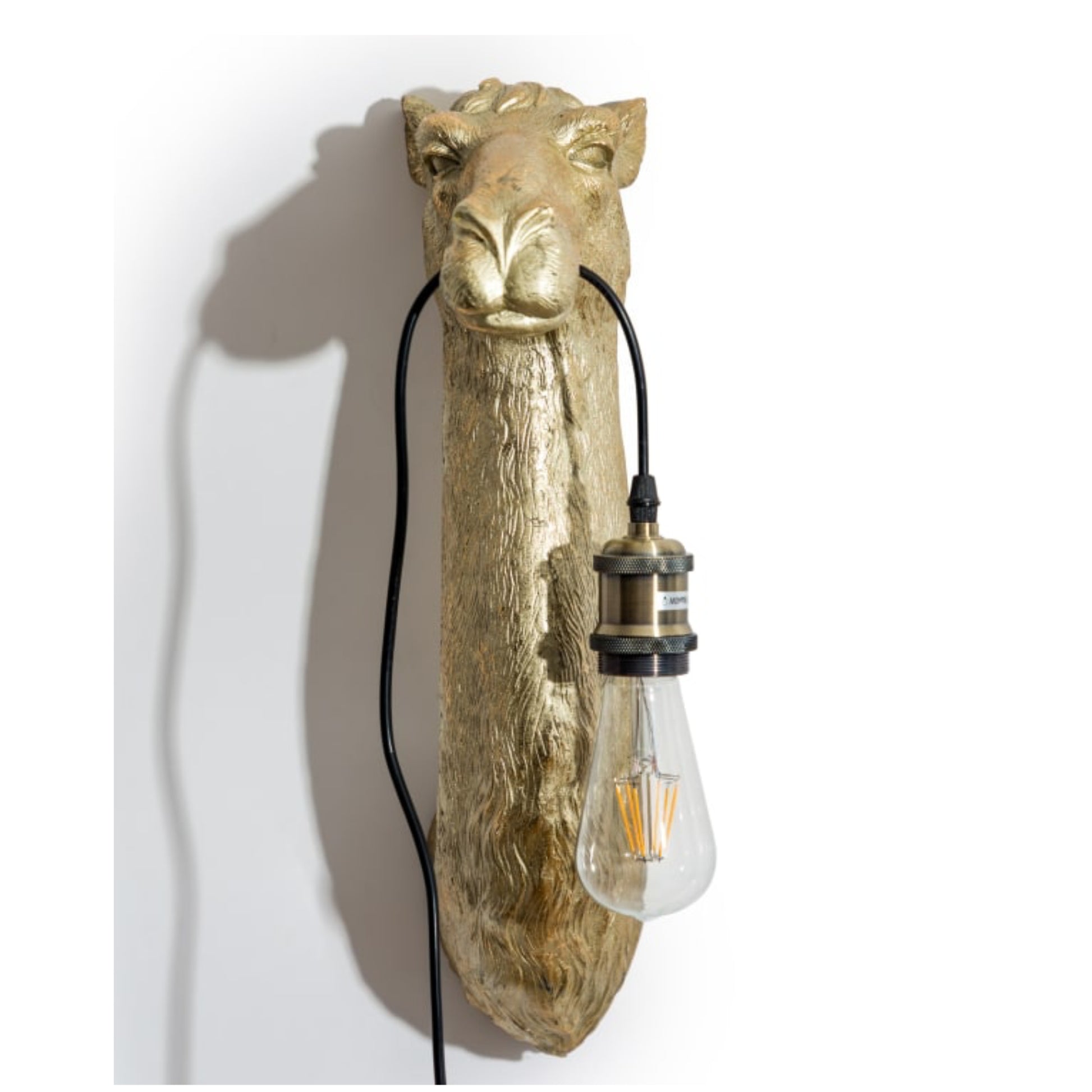 Antique Gold Camel Wall Light