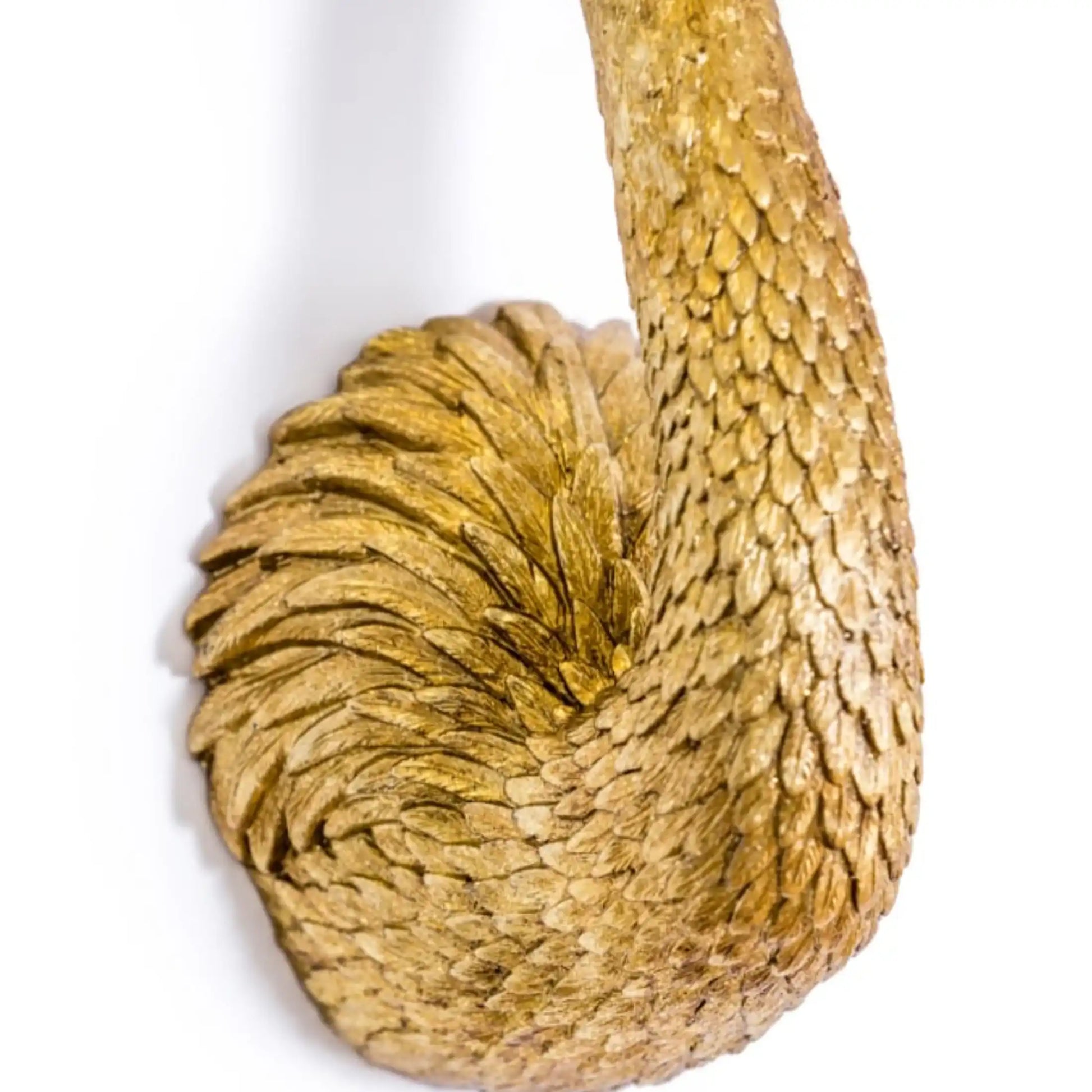Antique Gold Flamingo Head Wall Decoration 4
