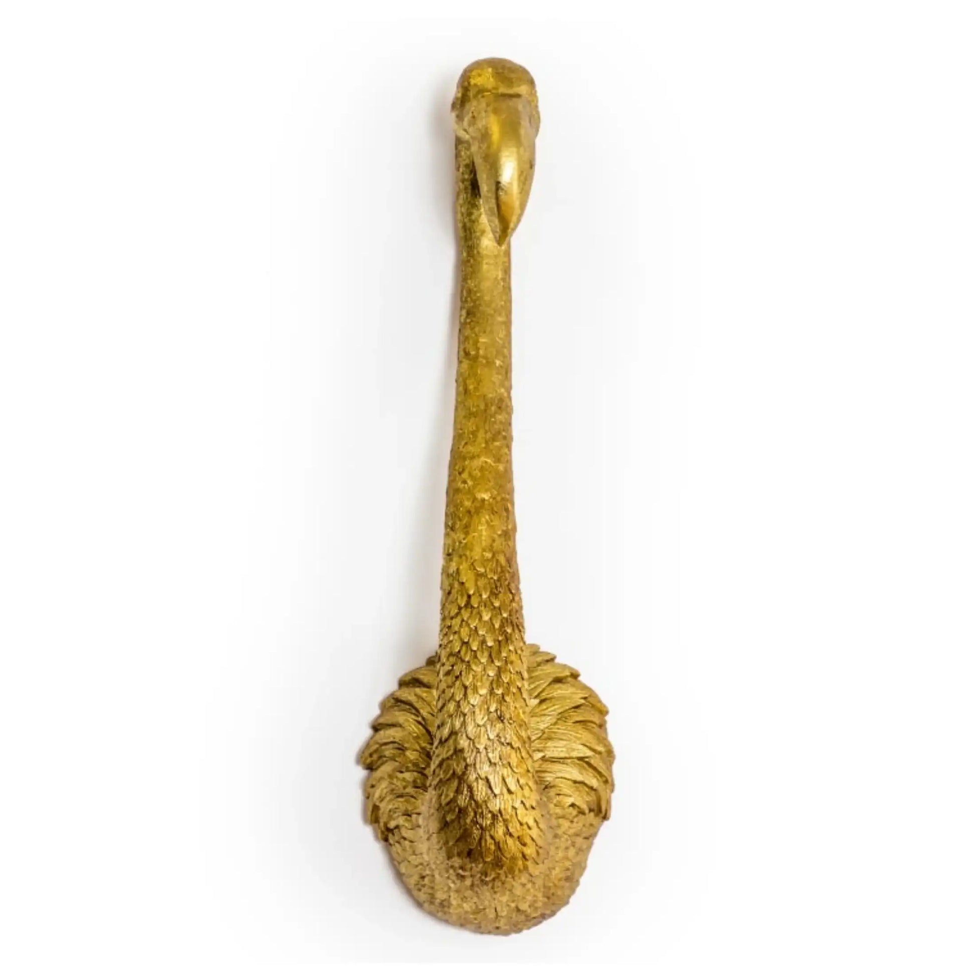 Antique Gold Flamingo Head Wall Decoration 3