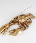 Antique Gold Lobster Ornament – Coastal Resin Sculpture 3