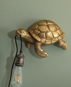 Antique Gold Turtle Wall Light