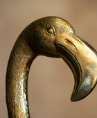 Antique Gold Flamingo Head Wall Art 4