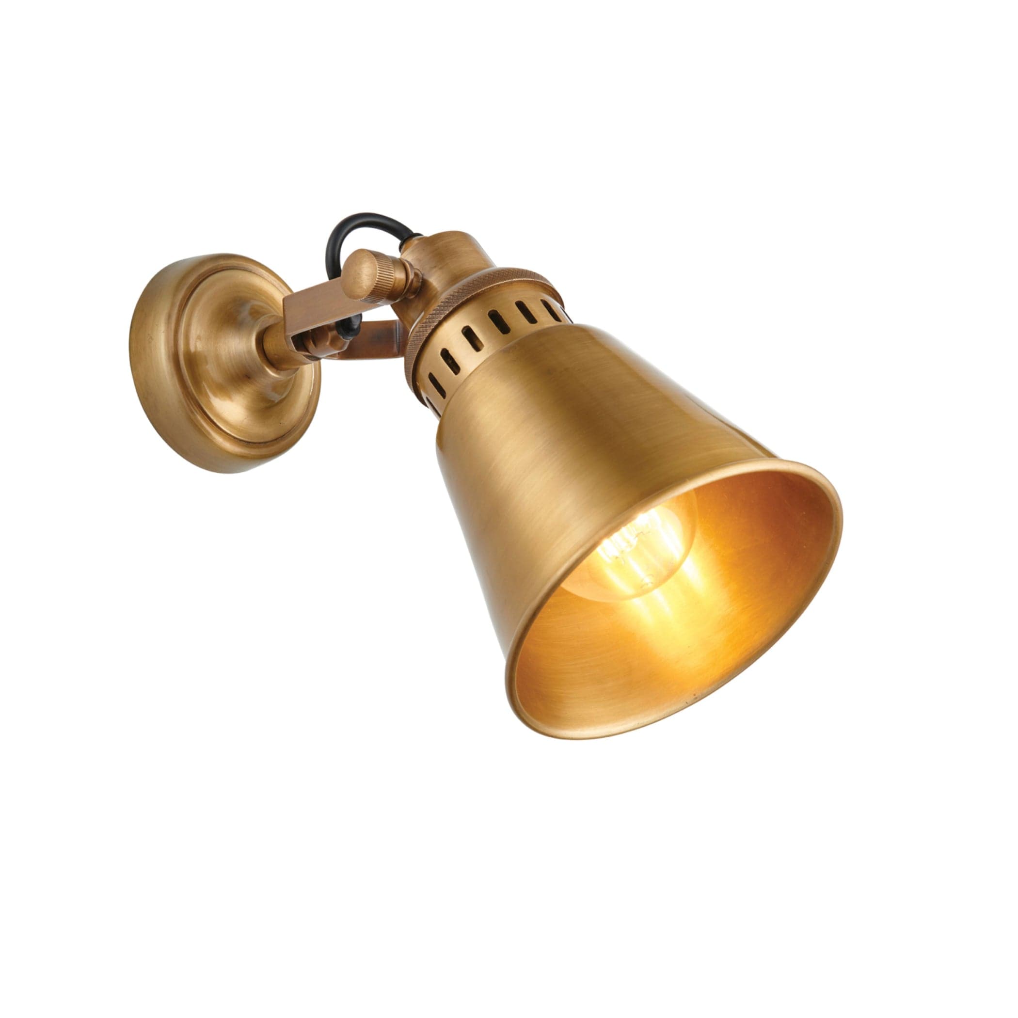 Antiqued Brass vintage style Wall Light 3