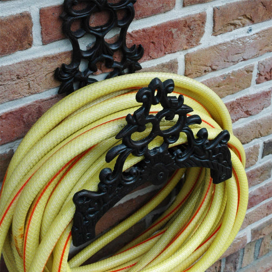 Antiqued Metal Garden Hose Holder - The Farthing