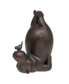 Antiqued Posing Hippo Ornament