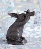 Antiqued Searching Rabbit Ornament - The Farthing