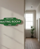 Antiqued_First_Class_Waiting_Room_Wall_Sign