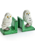 Antiqued Owl Bookends