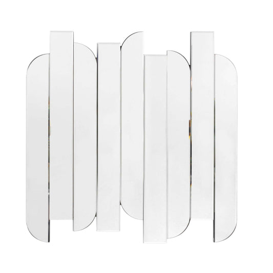 Art Deco Inspired Allure Abstract Panels Wall Mirror - The Farthing