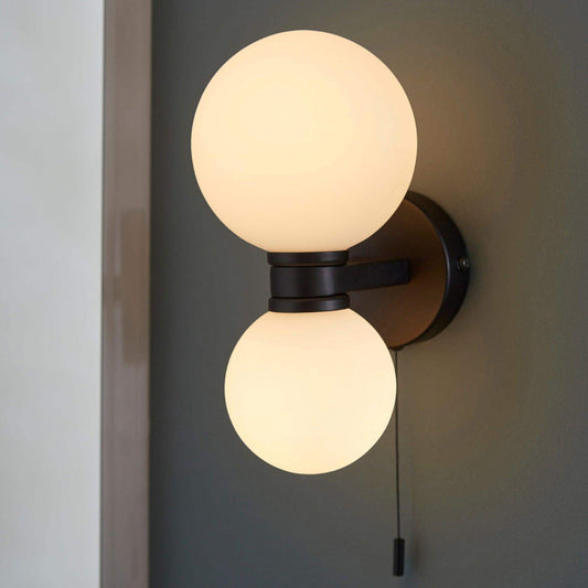 Art Deco Inspired Bathroom Wall Light - The Farthing