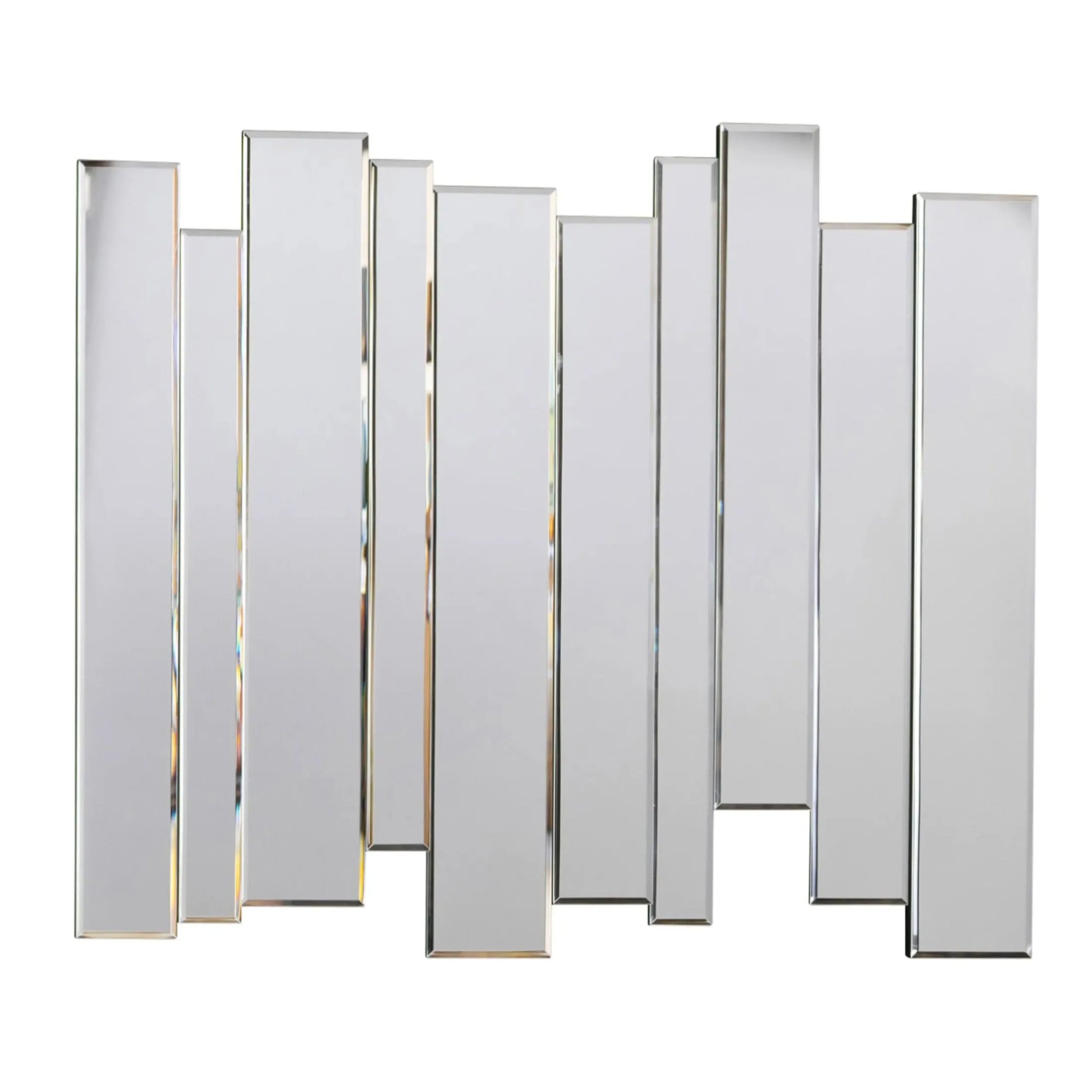 Art Deco Inspired Bevelled Panels Wall Mirror 1