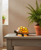 Art Nouveau Tiffany Tortoise Table Lamp