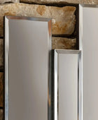 Art Deco Inspired Bevelled Panels Wall Mirror 3