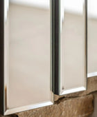 Art Deco Inspired Bevelled Panels Wall Mirror 2