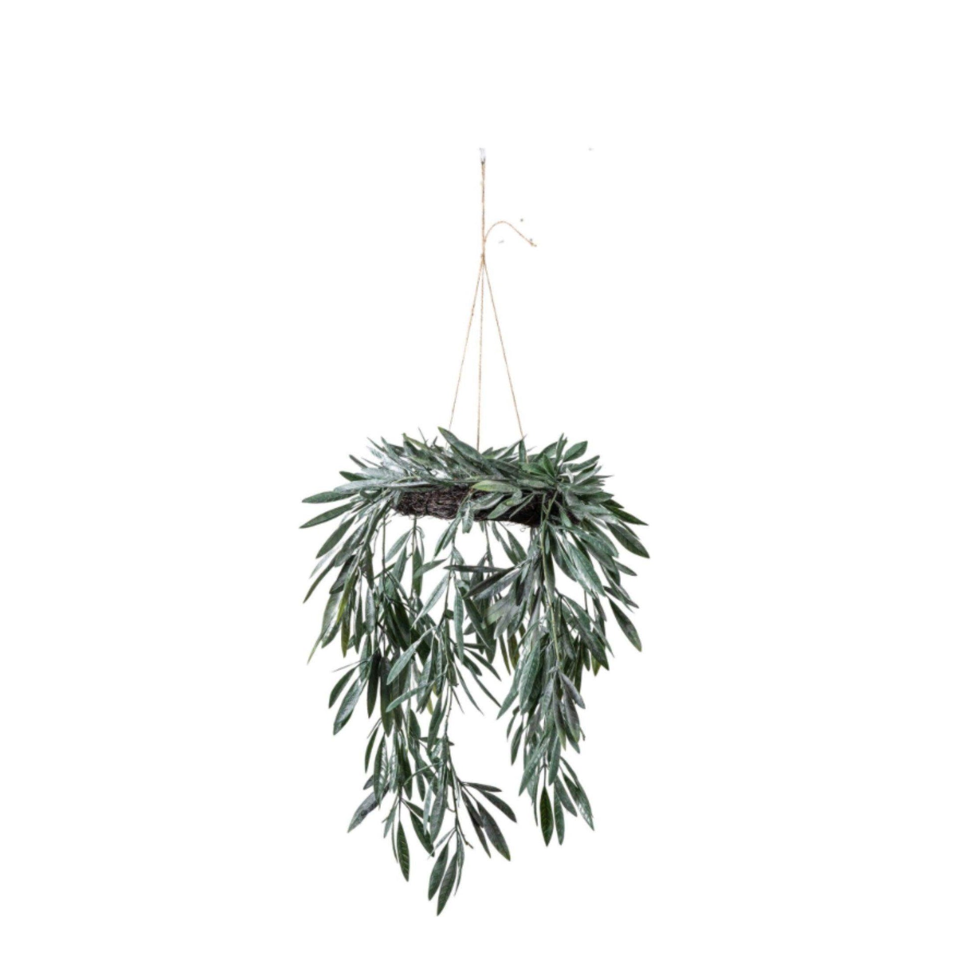 Artificial Eucalyptus Hanging Wreath - The Farthing