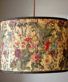 Bamboo Floral Print Lampshade