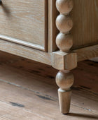 Beaded Edge Oak 3 Drawer Chest of Drawers