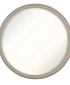Beige Round Wall Mirror 1