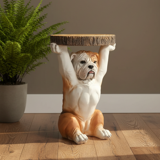 BULLDOG HOLDING "TRUNK SLICE" SIDE TABLE