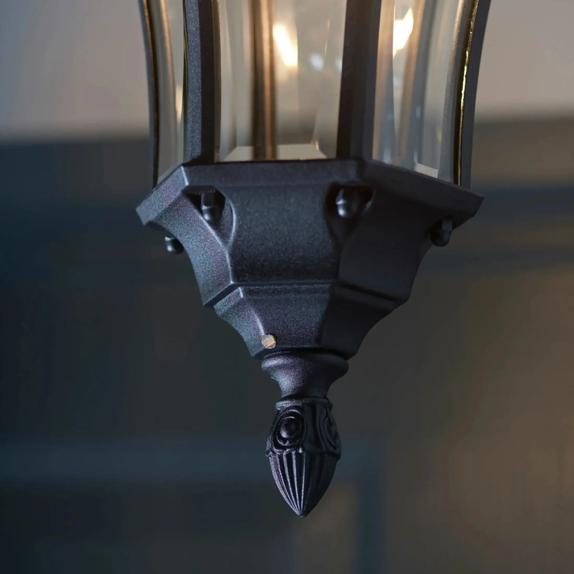 Bevelled Glass Outdoor Pendant