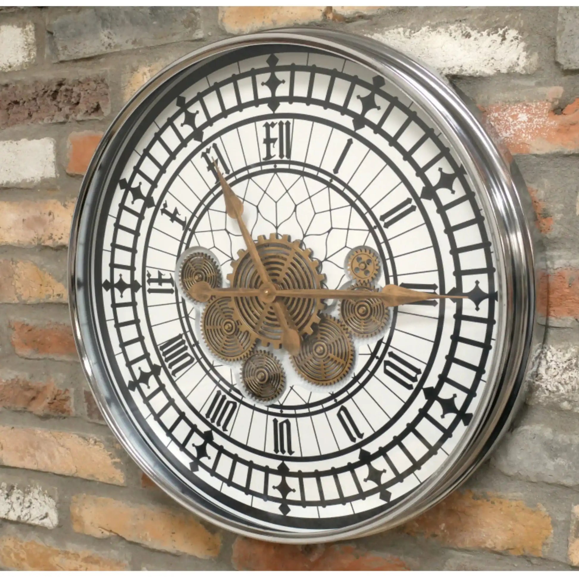 Big Ben Cogs Wall Clock - 53cm